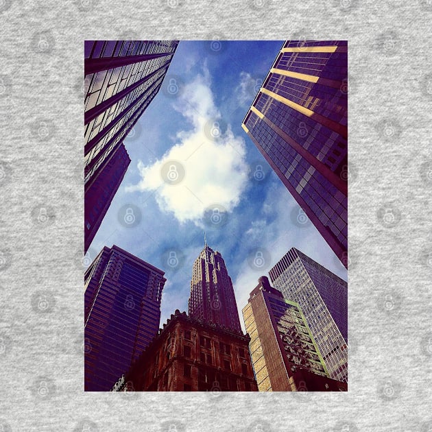 Looking Up, Skyscrapers, Manhattan, NYC by eleonoraingrid